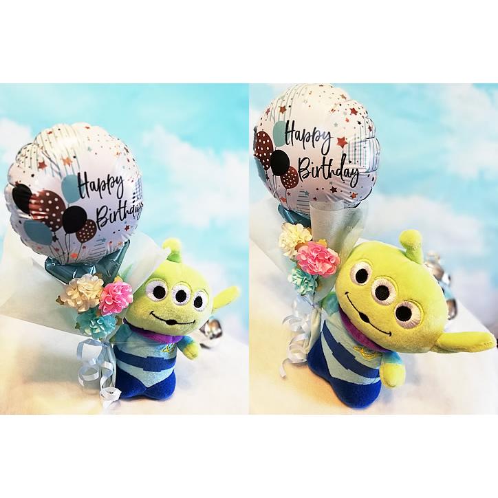トイ・ストーリー　ウッディ　バズ　リトルグリーンメン　フィギュア　ぬいぐるみ トイストーリー 誕生日 プレゼント フラワー ブーケ バルーン