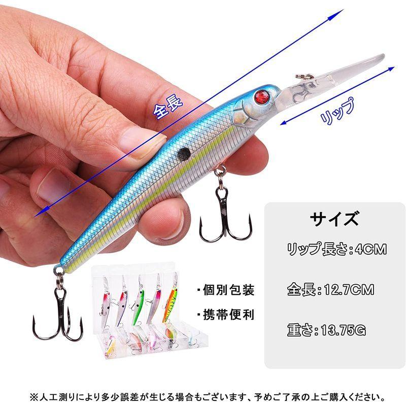 シーバス ルアー セット フローティングミノー 7cm 10cm 夜光 グロー ヒラメ 青物 ミノー サーフ 入園入学祝い