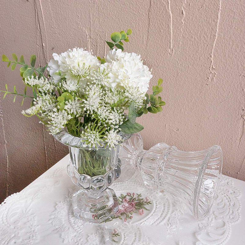 ガラスの花瓶 フラワーベース 花器 フラワーベース 小 コップの形 ガラスベース ガラスボトル15cm アレンジ インテリア 水栽培 生け花 ワッカ 通販 Yahoo ショッピング