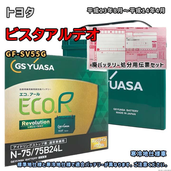 ECO.R バッテリー GSユアサ ER-N-75/75B24L 廃バッテリー回収サービス