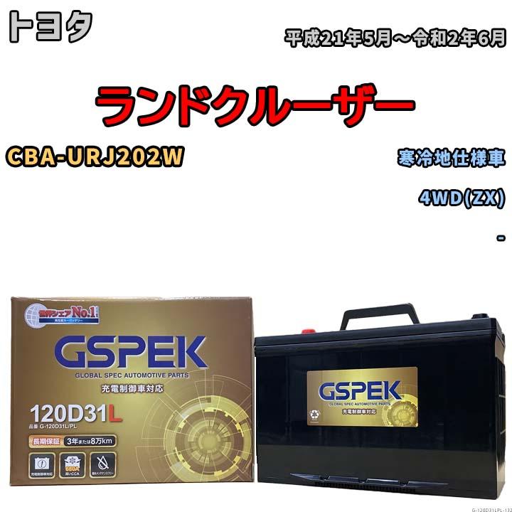 バッテリー GSPEK W-S100/PL トヨタ ランドクルーザー CBA