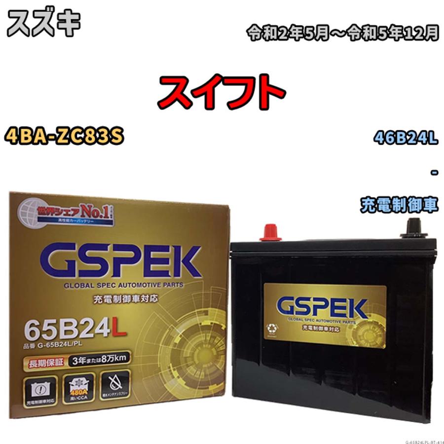 カオス バッテリー スズキ スイフト 4BA-ZC83S 令和2年5月〜令和5年12