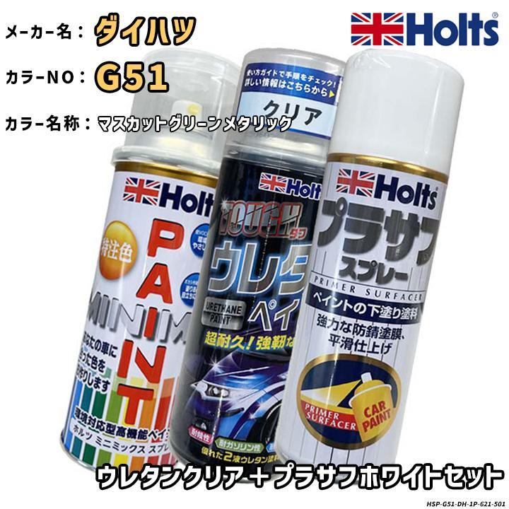 お*ど様 ウレタン ペイント スプレー クリア 新品 4本セット Holts（ホルツ） MINIMIX 特注色 ペイントスプレー ダイハツ カラー