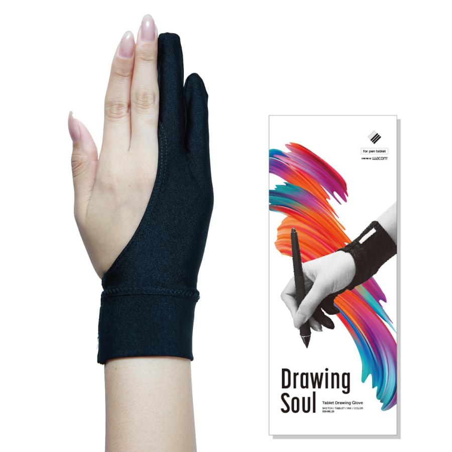 wacom（ワコム） 【DrawingSoul】 2本指タブレットグローブ Mサイズ