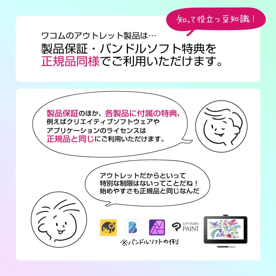 wacom 【アウトレット】Wacom One 液晶ペンタブレット 12(DTC121W4D 