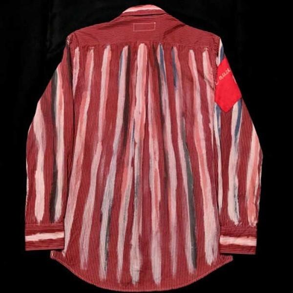 LOW LIFE(ローライフ)アナーキーシャツ レッド ハンドメイド シャツ