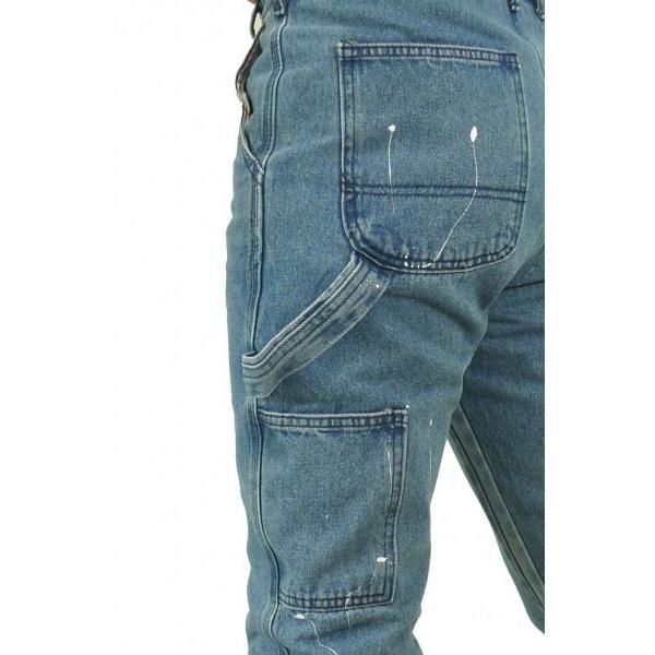 ブーツカット ペインター ジーンズ リメーク デザイン ウォッシュ