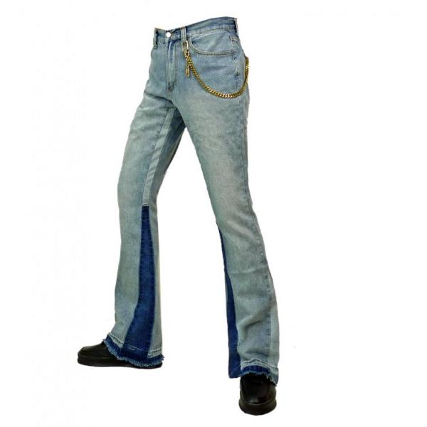 ユニークカットデザイン デニムパンツremake品