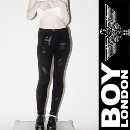 BOY LONDONボーイロンドン正規品,BOY柄ロゴプリントレギンス  