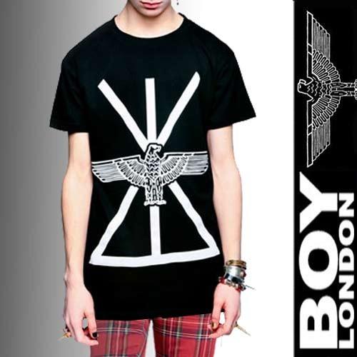 ビックtシャツ BOY LONDON ボーイロンドン LONG CLOTHING ロングクロージング イーグルロゴ＋ユニオンジャック ロック