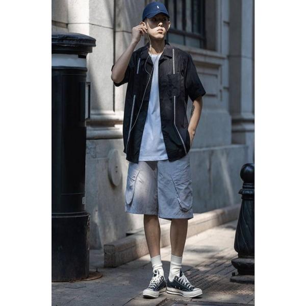 キューバシャツ ボウリングシャツ ボーリングシャツ 開襟シャツ アロハ