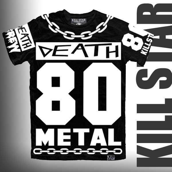 KILL STAR　death metal(デスメタル）Tシャツ　デス！ ロック パンク ファッション ロックtシャツ ホッケーtシャツ ブランド バンドtシャツ｜wad-shop｜04