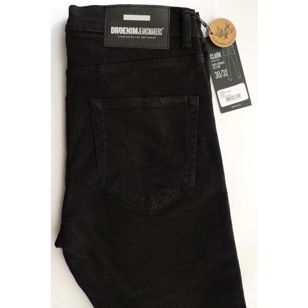 DR.DENIM ドクターデニム CLARK テイパード スキニーパンツ ブラック 