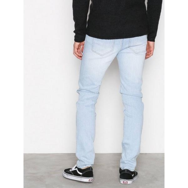 スキニーデニム DR.DENIM ドクターデニム ライトブルー スキニー