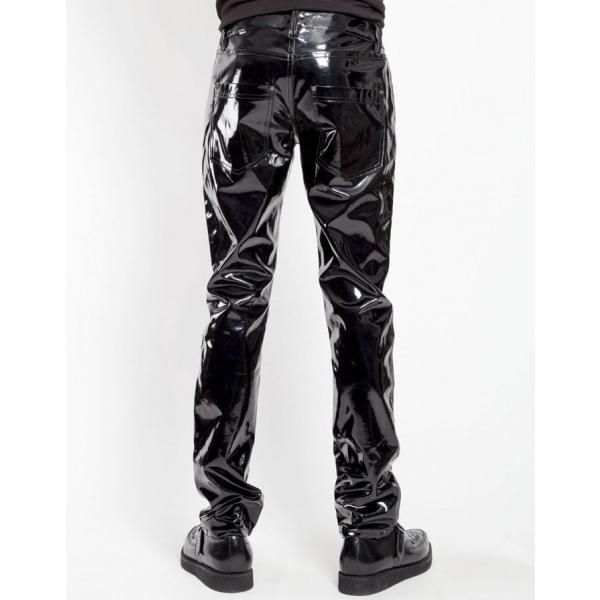 スキニーパンツ エナメル ブラック TRIPP NYC トリップニューヨーク 