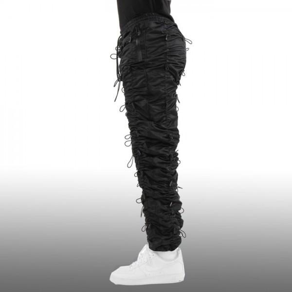 eptm エピトミ アコーディオン パンツ ブラック ジョガーパンツ