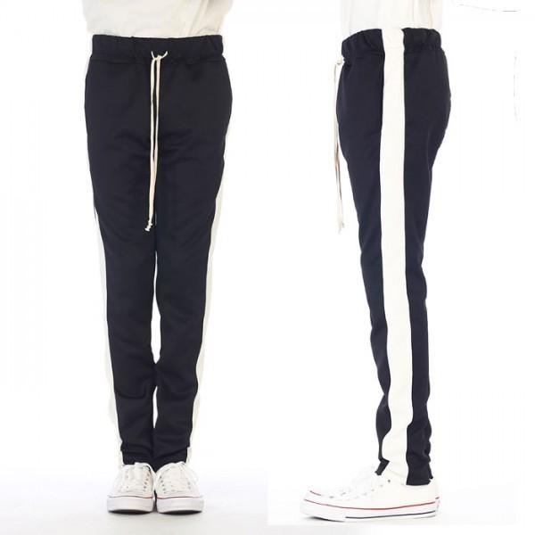 EPTM エピトミ トラックパンツ ブラック サイドライン ジャージ