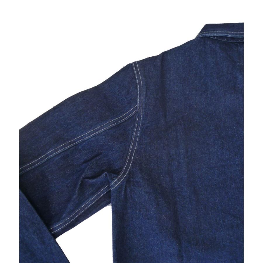 カバーオール デニム ジャケット ネイビー メンズ コーチ デニム