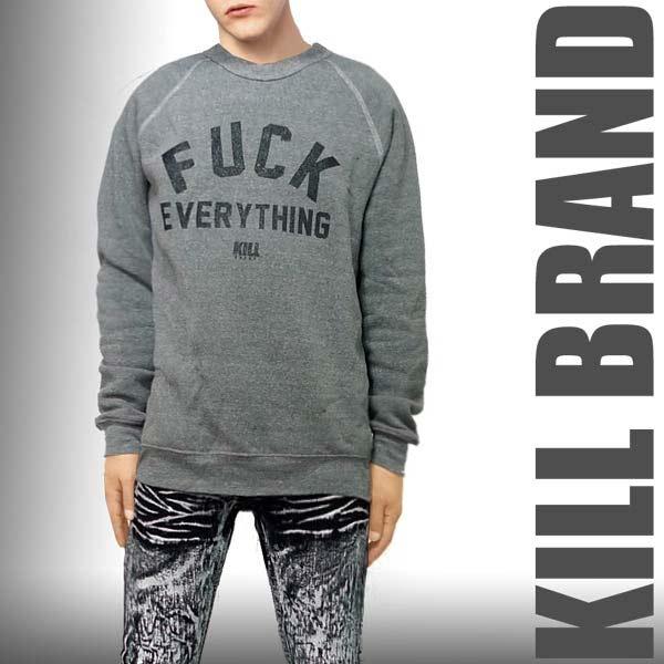 Kill Brandキルブランド Fack Everything ロゴスェット ロック パーカー パンク ロック ロック系 ロック ファッション パンク ファッション ロック系 Killbrand Fack Sweat ストリート ロックファッションwad 通販 Yahoo ショッピング