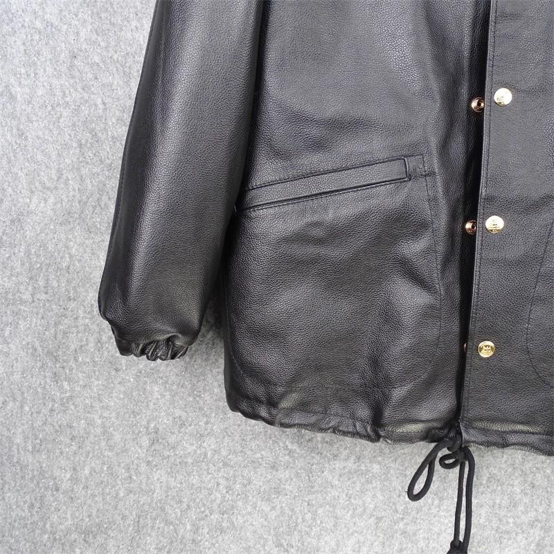 レザー コーチジャケット ファラオコート 天然レザー 牛皮 ジャケット