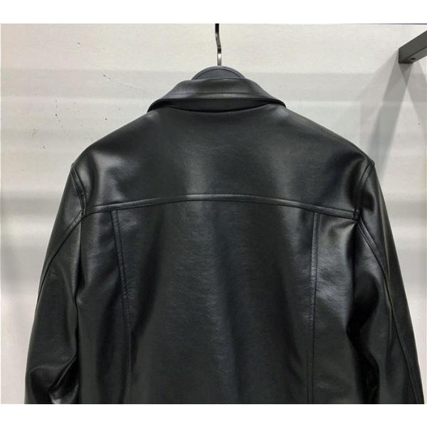 フェイクレザー ジャケット レザージャケット ブラック ストリート