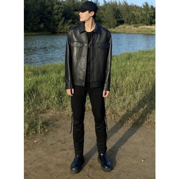 フェイクレザー ジャケット レザージャケット ブラック ストリート