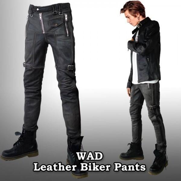 ヴィンテージ加工が斬新なWADオリジナルの本革バイカーズ ヴィンテージ加工が斬新なWADオリジナルの本革バイカーズ
