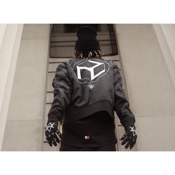 LONG CLOTHING ロング　クロージング　フライトジャケット　黒 MA-1 ジャケット LONG CLOTHING ロングクロージング chage ロック