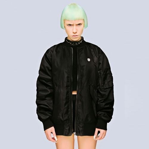 LONG CLOTHING ロング　クロージング　フライトジャケット　黒 MA-1 ジャケット LONG CLOTHING ロングクロージング ENNEAGRAM BOY