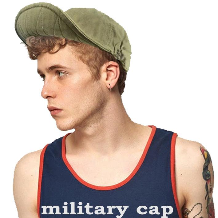 ミリタリー キャップ ショートブリム ツバ上げ 帽子 アメリカン