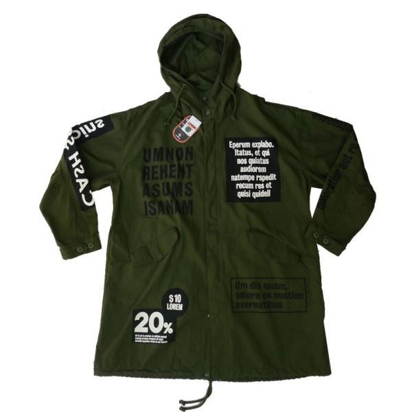 モッズコート（M-51）グラッフィックのアクセント ビッグシルエット