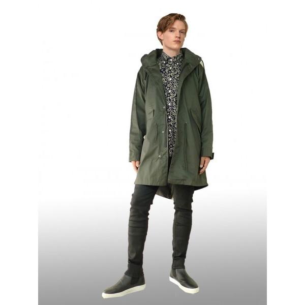 モッズコート 2カラー キャメル ダークグリーン ウィンドブレーカー