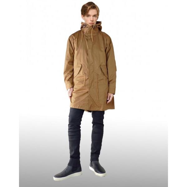 モッズコート 2カラー キャメル ダークグリーン ウィンドブレーカー