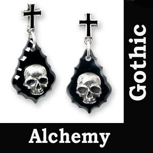 ALCHEMY GOTHIC アルケミーゴシック 十字(クロス)とスカルにブラック 