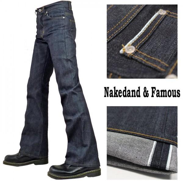 21年最新海外 ブーツカット デニム ジーンズ Naked Famous ネイキッドアンドフェイモス ブーツカットデニム ヴィンテージ リジット 生 デニム 送料無料 21新作 Mercurytechnologies Mn Com