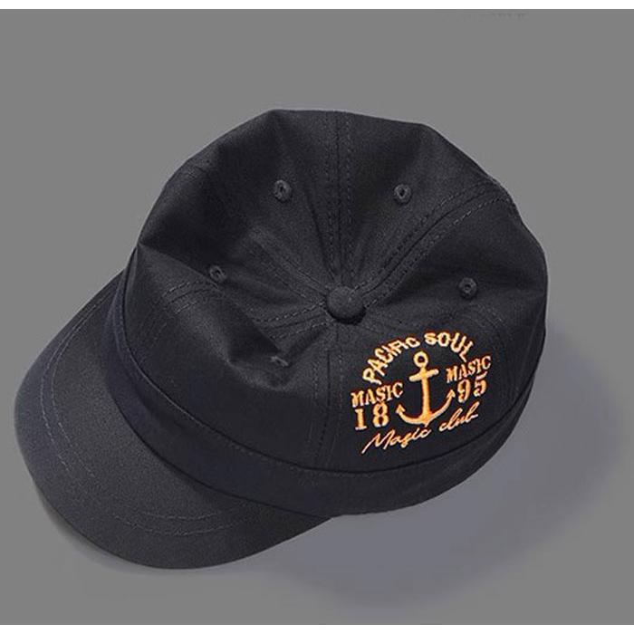 ミリタリー キャップ 錨 navy cap 刺しゅう アンパイア ネイビー