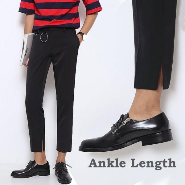 スリム スラックス メンズ アンクル丈 くるぶし丈 9分丈 スラックス スキニーパンツ モード系 ロックファッション メンズスキニー 夏パンツ 夏スラックス Slacks Ankle ストリート ロックファッションwad 通販 Yahoo ショッピング