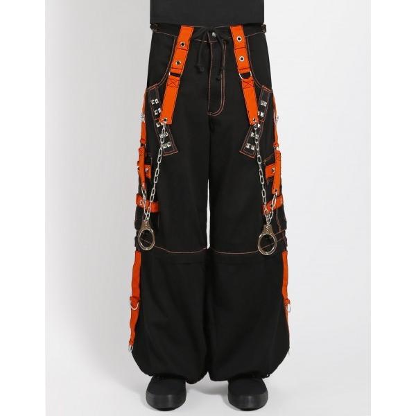 00s パラシュート カーゴ テクノ ボンテージパンツ クロップド V系 パンク TrippNYC トリップ ニューヨーク よりパンク テイストな超ワイド