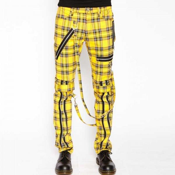 トリップニューヨークシティ　TRIPPNYC TRIPP NYC トリップニューヨーク ZIP ボンテージパンツ イエロー