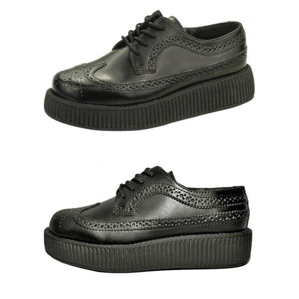 UNDER GROUND アンダーグラウンド ウィングチップ スタッズ 厚底 黒 UNDERGROUND（アンダーグラウンド）の「UNDERGROUND 『WULFRUN