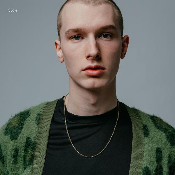 VITALY バイタリー ネックレス シンプル チェーン シルバー色 VITALY バイタリー ネックレス シンプル チェーン シルバー色