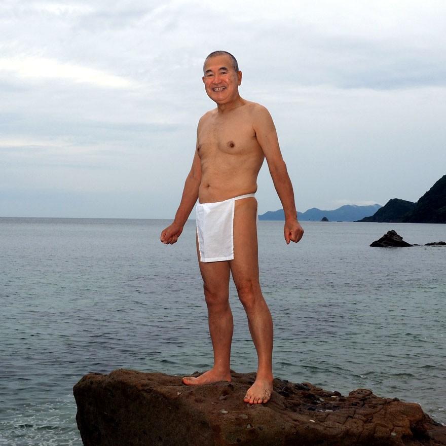 【１a】和田爺謹製越中褌「長寿」（Mサイズ）高級白晒木綿 一枚組 |  | 17