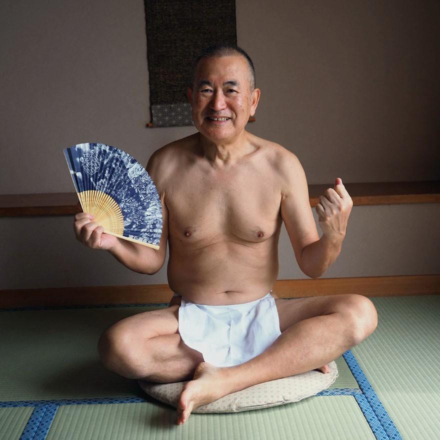 【５】和田爺謹製越中褌「古稀」高級晒木綿　紅白二枚組 |  | 20