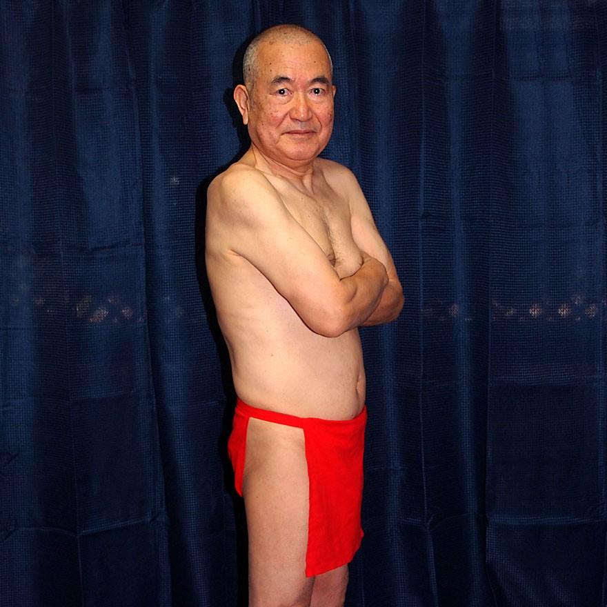 【５】和田爺謹製越中褌「古稀」高級晒木綿　紅白二枚組 |  | 06