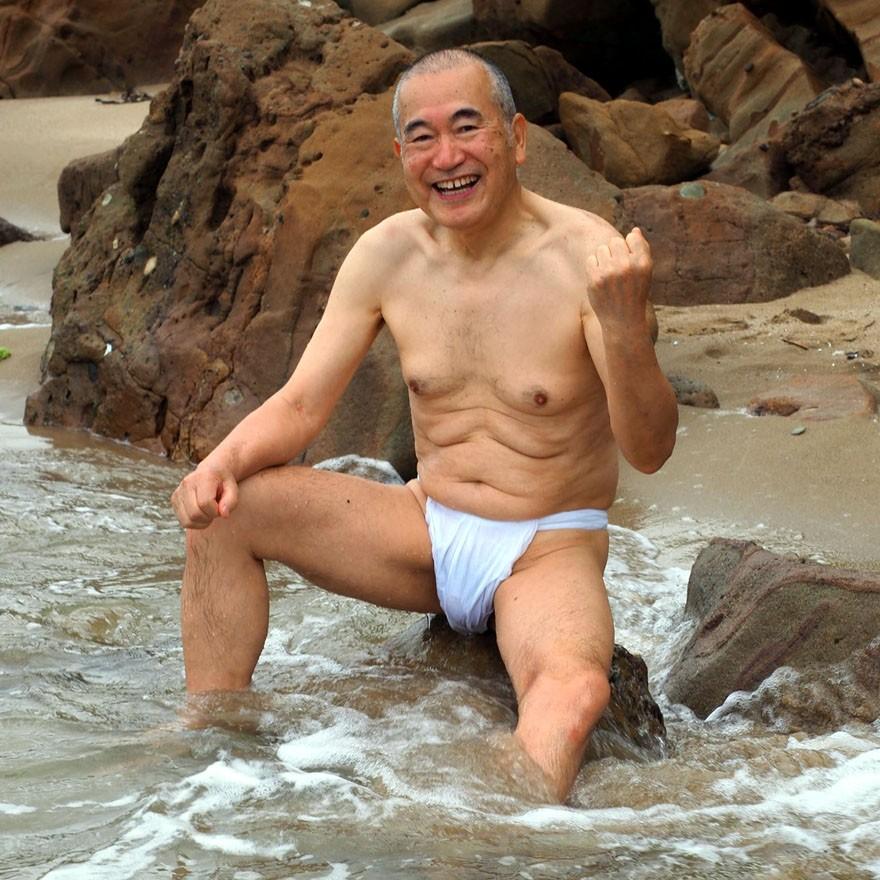 【７】和田爺謹製前袋式六尺褌「天王祭」高級白晒木綿一枚組 |  | 19