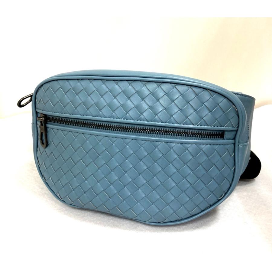 【良品】ボッテガヴェネタ ボディバッグ イントレチャート BOTTEGA VENETA ボッテガヴェネタ バッグ メンズ ボディバッグ