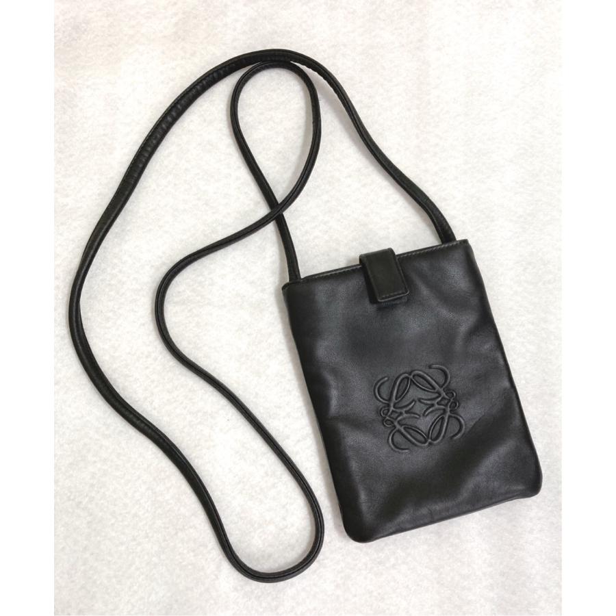 LOEWE 【USED】LOEWE ロエベ アナグラム ロゴエンボス ミニ LOEWE 【USED】LOEWE ロエベ アナグラム ロゴエンボス ミニ