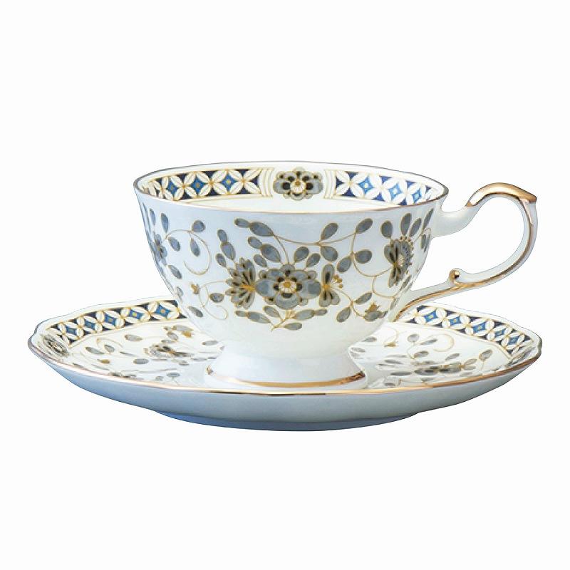 NARUMI ナルミ ミラノ・ブラック ティーカップ＆ソーサー 210cc 52443