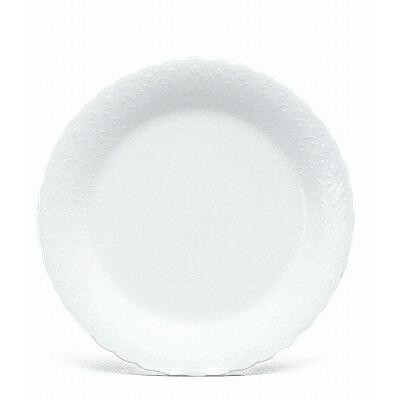 NARUMI】 ボーンチャイナ シルキーホワイト 23cmミート皿 9968