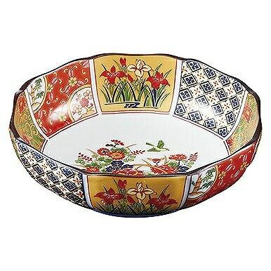 古伊万里　金彩　大鉢　送料込み 有田焼 其泉窯 金彩古伊万里 大鉢 菓子鉢 金襴手 見込地紋 大皿